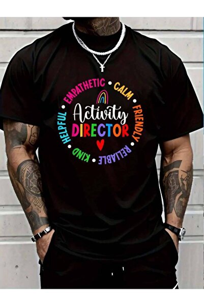 799 100% Cotton Director Activity Coordinator Appreciation Circle T-Shirt Men...