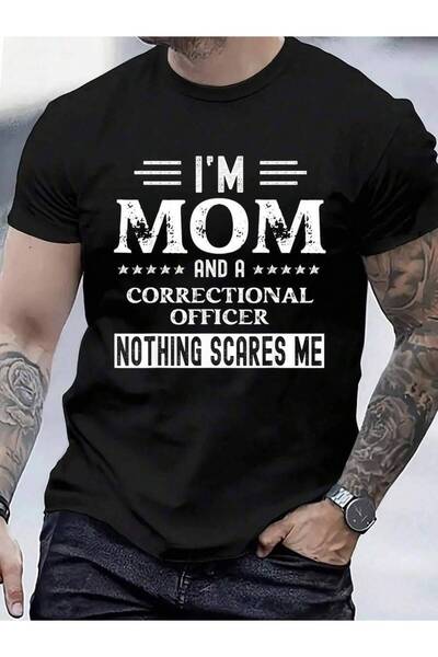 799 100% Cotton Mothers Day Shirts I Am A Mom And Correctional Officer T-Shir...