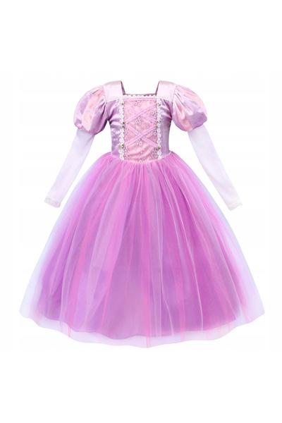 NO BRAND Rochie Roshunka Costum Roshunka Păr blond Bal de carnaval 128 134 cm
