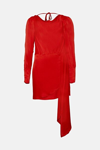 NO BRAND Rochie roșie din satin Karen Millen 44