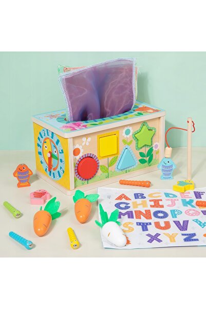 NO BRAND Jucării, sortator, educative, pentru copii, puzzle-uri din lemn, Mon...