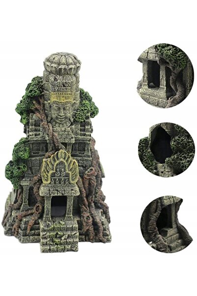 NO BRAND Ornament colorat Recif de corali 14cm Decorațiune acvariu