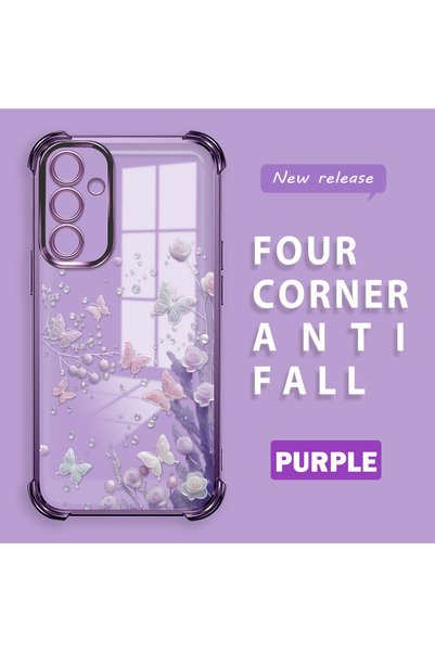ucuc Samsung Galaxy A54 Compatible Transparent Back Four Corners Reinforced I...