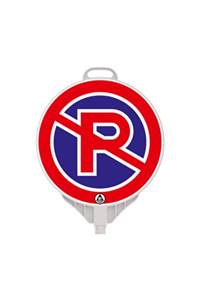 Generic Brand Round Warning Sign (Two Way Warning) - Evelux No Parking