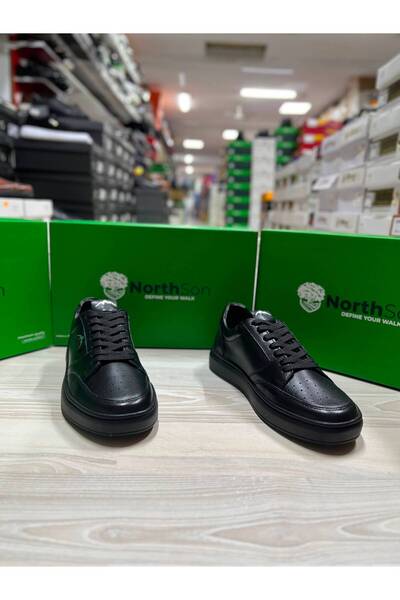 NORTHSON 304 Genuine Leather Casual Sneakers Comfortable Men's Shoes
