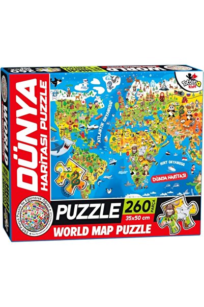 Yıldızan World Map Puzzle 931845