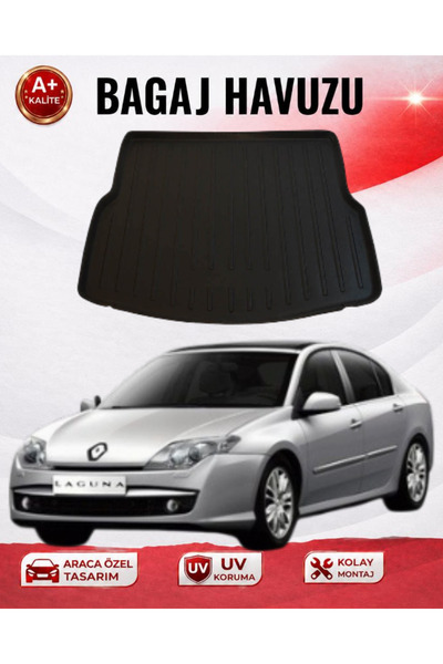 Renault Laguna 3 2008-2015 3D Bagaj Havuzu PREMIUM A+