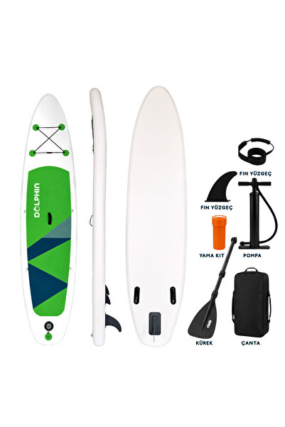 Dolphin Paddle Sup Board 330x79x15 Yeşil Çift Katman