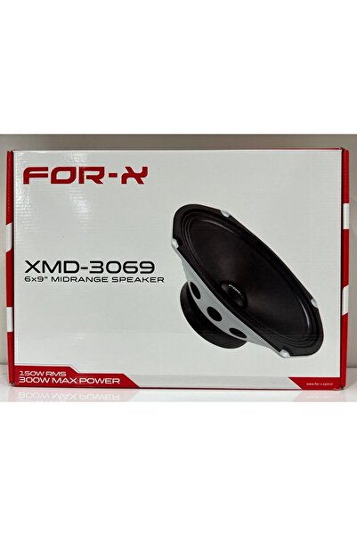 For-X XMD-3060 Oval Midrange 150W - 300W Max Power RMS Hoparlör Takımı Çift