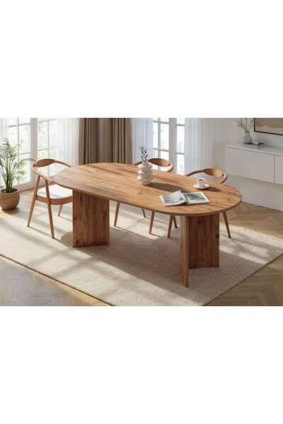 Rani Mobilya Rani Home Yemek Masası Atlantik Çam 200 Cm GA-5319