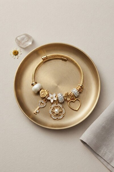 Inure Jewelry سوار نسائي من طراز وايت تشارمي