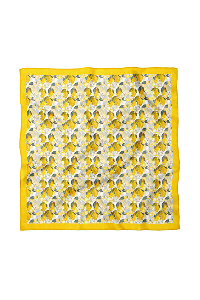Sultan İpek Artistic Patterned Scarf / Bandana 70X70Cm