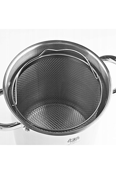 NO BRAND Oală de gătit cu aburi de 4.2L pentru sparanghel, paste și cârnați