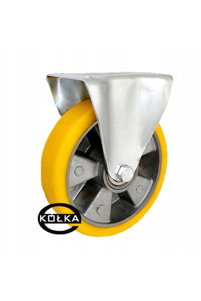ZABİT TASARIM Roată din aluminiu și poliuretan 180 mm cu carcasă fixă A53P ZABI