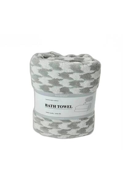 Generic Brand Bath Towel 70x140 cm with Patterned – Soft and Absorbent Materi...