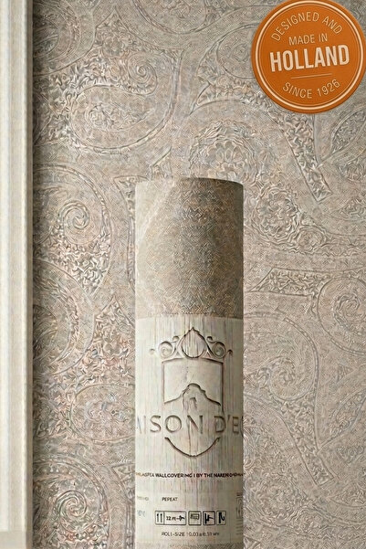 evcime BN Maison D'Eco 17452 İthal Hollanda Üretimi Silinebilir Non-Woven Duv...