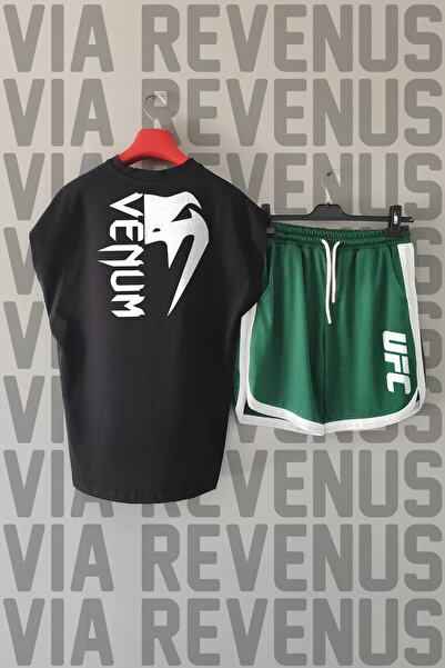 Vordevia Ufc Front and Back Printed Zero Sleeve Crew Neck White Sports Tshirt...