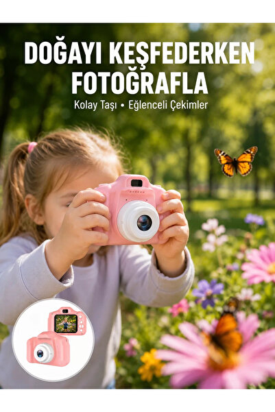 Mini HD Video Kamera Fotoğraf Çekimli Şarj Edilebilir Bataryalı Genişletilebilir Hafızalı Yeni Nesil
