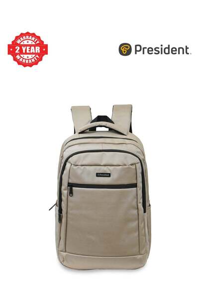 President Premium Backpack 18" (BPP59841) Beige