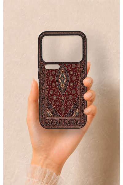 Vip Case Mi 17 Pro 5G Uyumlu Acem Halı Desenli Silikon Kılıf