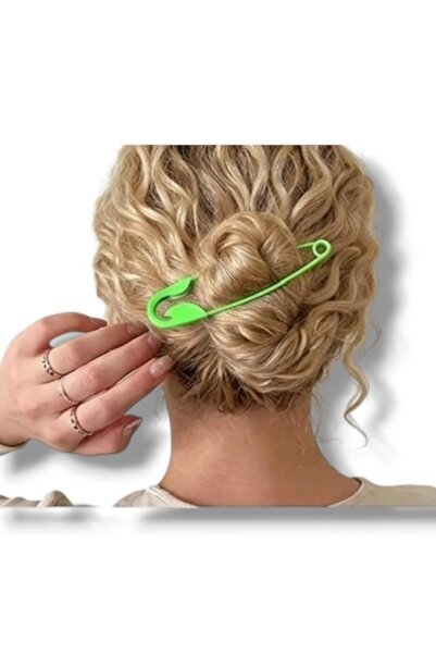 Finery by Nerrs Çengelli İğne Topuz Tokası Neon renkli (ölçü 13,5cm)