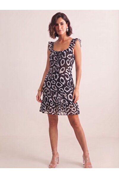 Flubutik Women's Woven Mira Ruffle Dress Apartments