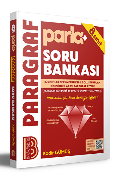 Benim Hocam Yayınları 8. Sınıf Parla Paragraf Soru Bankası