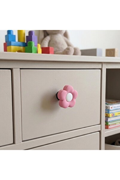 EYMEN YAPI Children's Room Furniture Handle Cabinet Knob Rose No:48