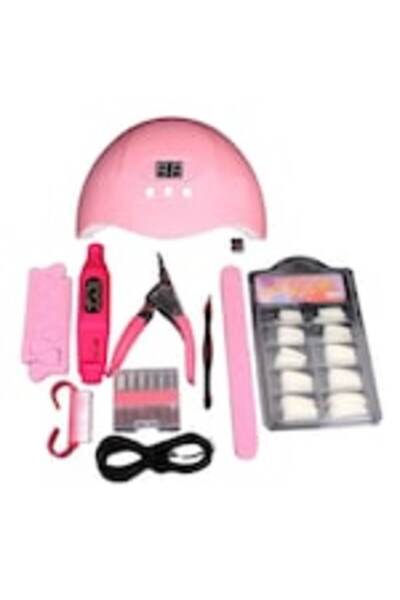 OEM Trusa de unelte 8 in 1 pentru unghii, cu lampa UV