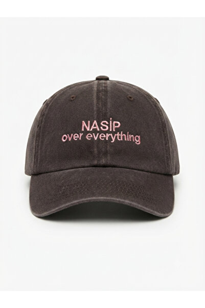 CAP BROS Nasi̇p over Everything Embroidered Washable Hat Cap