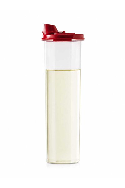 Tupperware Oval Zeytinyağlık Kırmızı Kapak 1.1L