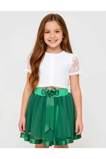 By Piera Bow Tutu Children's Skirt 0818