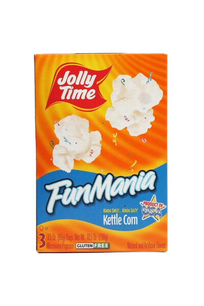 YABANEEZ FUNMANIA MICROWAVE POPCORN "JOLLY TIME"