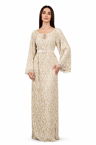 ELEGANZA LA MODE Beige Women's Dress – ELM D 420