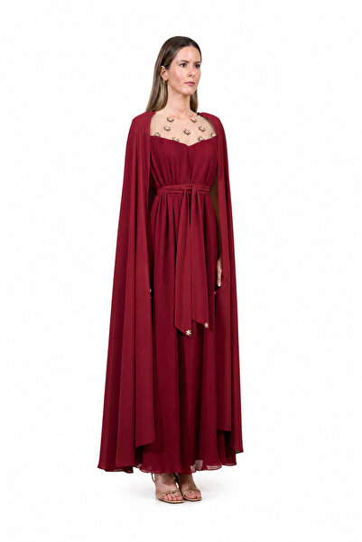 ELEGANZA LA MODE Maroon Women's Dress – ELM D 425