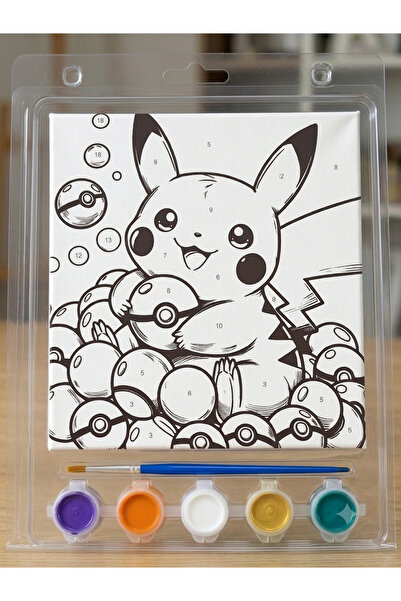Luniva Pikachu. Kaykaylı Sevimli Karakter Boyama Seti | Çocuk Hobi ve Boyama ...