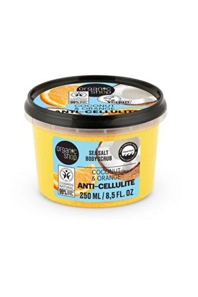 organic shop Scrub de corp anticelulitic Coconut & Orange, 250ml