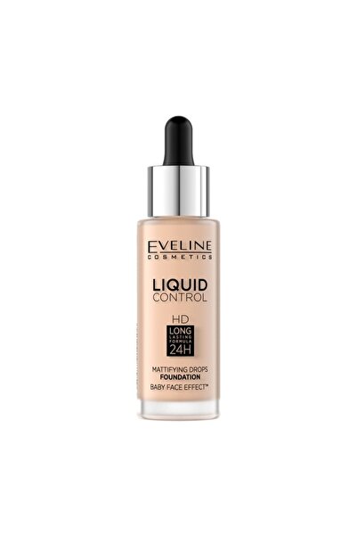 Eveline Fond de ten cu pipeta Liquid Control Porcelain - Nr. 01