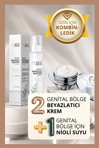 Ecc HEALTH Özel Bölge Aydınlatıcı & Tazeleyici Bakım Seti (2x Krem + 1x Nioli...