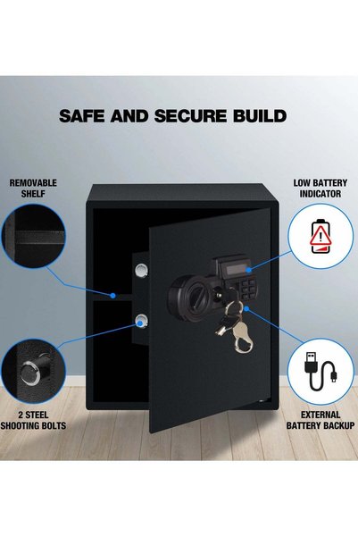 ozone Safilo Bio- Z Max | Biometric Safe | 44.1 Litres
