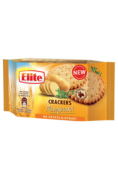 Elite CRACKERS ΜΕΣΟΓ/ΚΑ 105gr. - (ΠΑΤΑΤΑ ΚΑΙ ΘΥΜΑΡΙ)