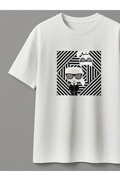 SAUDI Kari printed Men and Women's 100% Cotton T-Shirt - Oversized Crew Neck ...