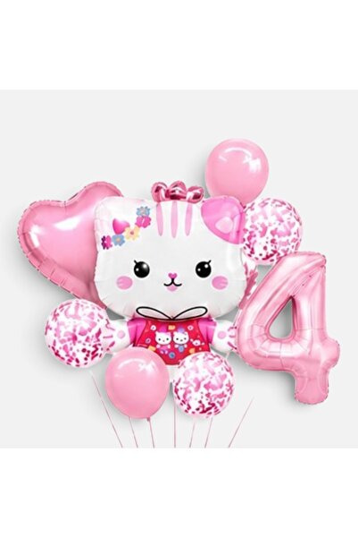ALYA PARTİ 4 yaş hello kitty doğum günü seti doğum günü konsepti