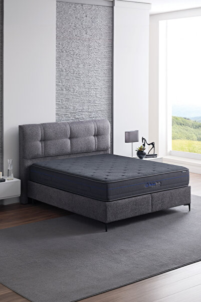 Yataş Relax Tech Yatak, New Lento Baza, Relaxis Başlık 3 'lü Set - Antrasit