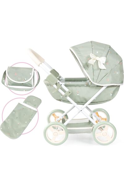 Bayer Design Cosy Doll Pram Play Set, Green