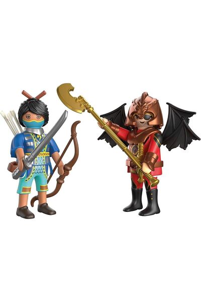 Playmobil Duopack Novelmore Vs. Burnham Raiders Du 71884