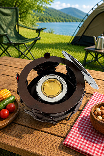Comprox Osmanlı Ocağı Servis Ocağı Jel Yakıtlı Çaydanlık Altlığı Kamp Piknik ...