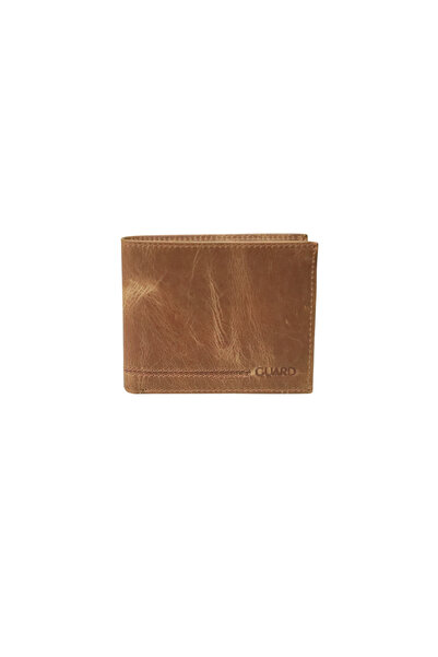 Çıkrık Guard Tan Tiguan Crazy Leather Men's Wallet