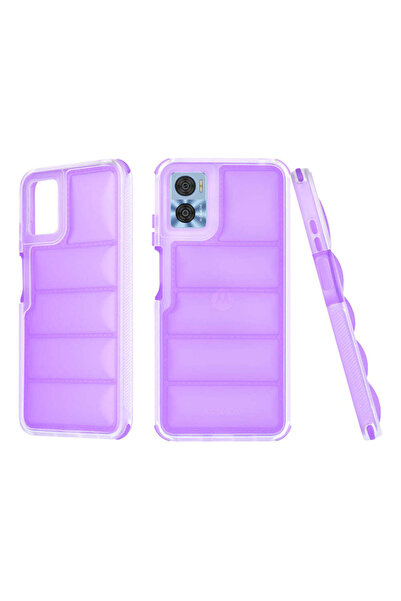 Techsuit Husă pentru Motorola Moto E22, Wave Shield, mov - mov