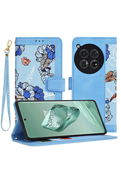 Techsuit Husă pentru OnePlus 12, FlipCraft, albastru - albastru